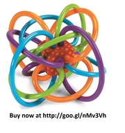 teething toy Manhattan Toy Winkel Rattle and Sensory Teether Activity 