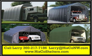 Portable Garage Shelter for Motorhome,  5th Wheel