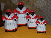 Mammy Canister set  8 Pieces aunt jemima $125.00 OBO