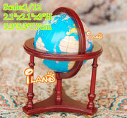 1:12 Scale Turnable Large World Globe Doll House Furniture Mini Map