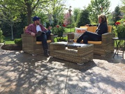 Buy All Weather Wicker 4 Piece Conversation Set 