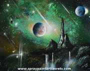 Learn spray paint art from Alisa Amor