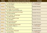 Baseball books for all baseball lovers