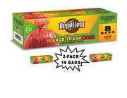 Repellem Large Kitchen Trash Bags -2PK