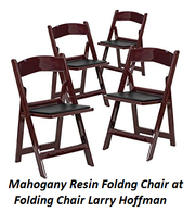 Mahogany Resin Foldng Chair at Folding Chair Larry Hoffman