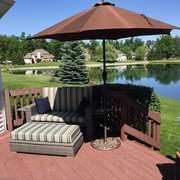 Patio Wicker Loveseat On Sale