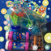 LED Bubble Gun With Flashing Lights Bubbles Blaster Even Flow