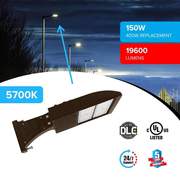 best LED Pole Light 150 Watt 5700K Bronze DM - LEDMyplace