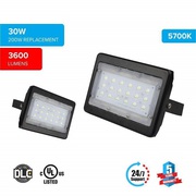 LED Flood Light 30 Watt 5700K Black Finish ($29.45)