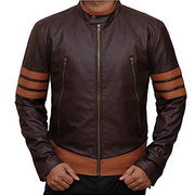 X-MEN WOLVERINE XO BIKER LEATHER JACKET