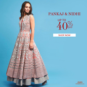 Upto 40% Off on Designer Womenswear - Aza Fashions