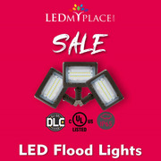 LED Flood Light 50W Knuckle Mount 5700K Bronze