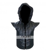 Robin Des Bois Ne Renoncez Jamais Hoodie Leather Vest