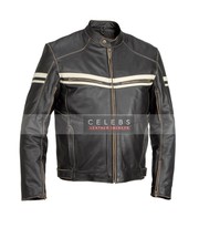 River Road Hoodlum Vintage Leather Jacket For Men