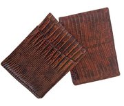 Authentic Teju Lizard Skin Men's Bi-Fold Wallet - JC-LC/20 For $95