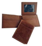Men's Capybara Billfold Wallet with ID Window & Credit Card Storage 