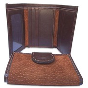 Genuine Carpincho Unisex Tri-Fold Wallet For $75