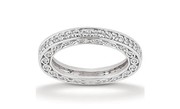 Eternity Diamond and Gold Wedding Band New York