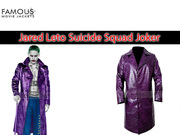 Jared Leto Suicide Squad Joker Crocodile Purple Coat