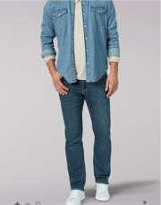 :MEN’S EXTREME MOTION REGULAR FIT STRAIGHT LEG JEAN IN CROMWELL