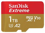 SanDisk 1TB Extreme MicroSDXC UHS-I Memory Card with Adapter