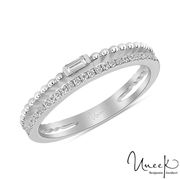 Buy Uneek Wedding Band,  in 14K White Gold