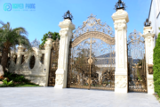 Classic handmade wrought iron gates