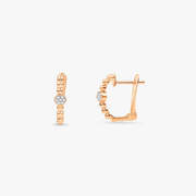 Large Diamond Hoop Earrings