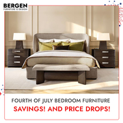 Fourth of July Bedroom Furniture Savings! And Price Drops!
