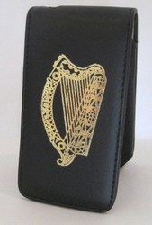 Apple (new) iPhone 3G / 3Gs.  Black leather flip case 