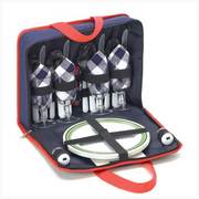 Picnic Set with Tote Bag Holder