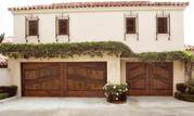 Solid Wood Custom Doors,  400 Finishes,  Forever Warranty,   garage doors