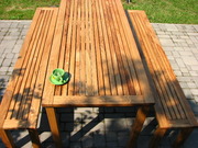 oak dining table with chairs